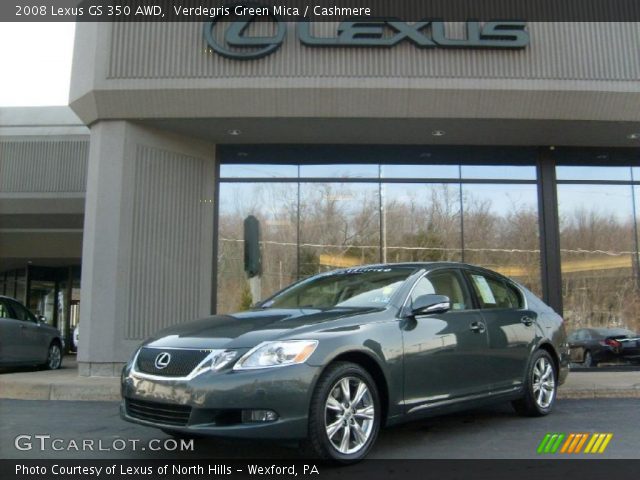 2008 Lexus GS 350 AWD in Verdegris Green Mica