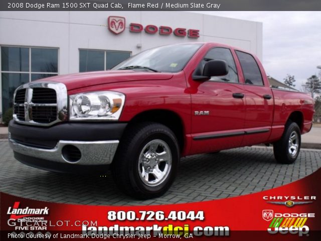 2008 Dodge Ram 1500 SXT Quad Cab in Flame Red