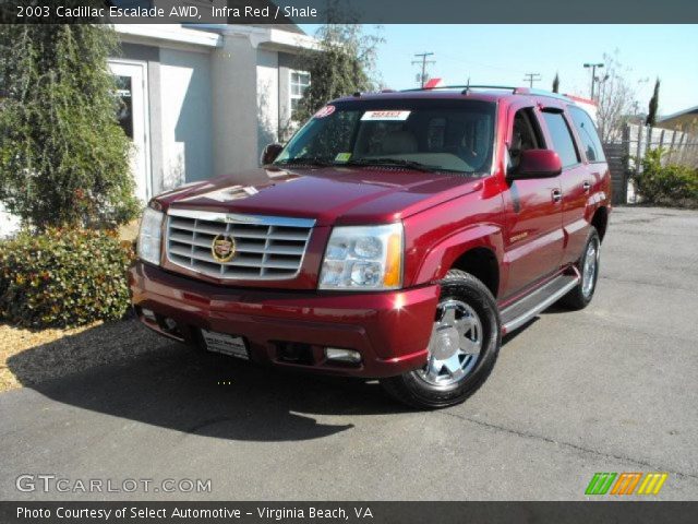 2003 Cadillac Escalade AWD in Infra Red