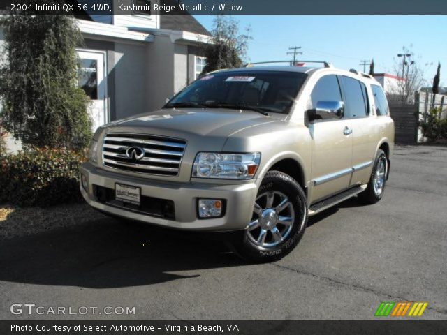 2004 Infiniti QX 56 4WD in Kashmir Beige Metallic