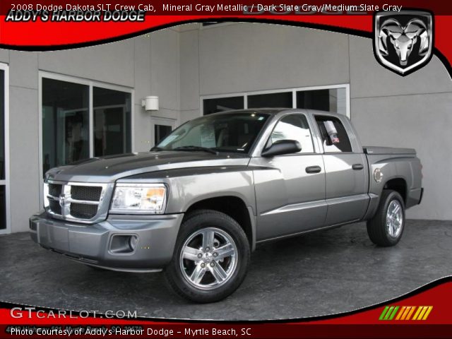 2008 Dodge Dakota SLT Crew Cab in Mineral Gray Metallic