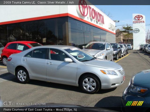 2009 Toyota Camry LE in Classic Silver Metallic