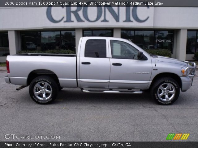 2006 Dodge Ram 1500 Sport Quad Cab 4x4 in Bright Silver Metallic