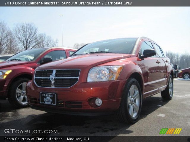 2010 Dodge Caliber Mainstreet in Sunburst Orange Pearl