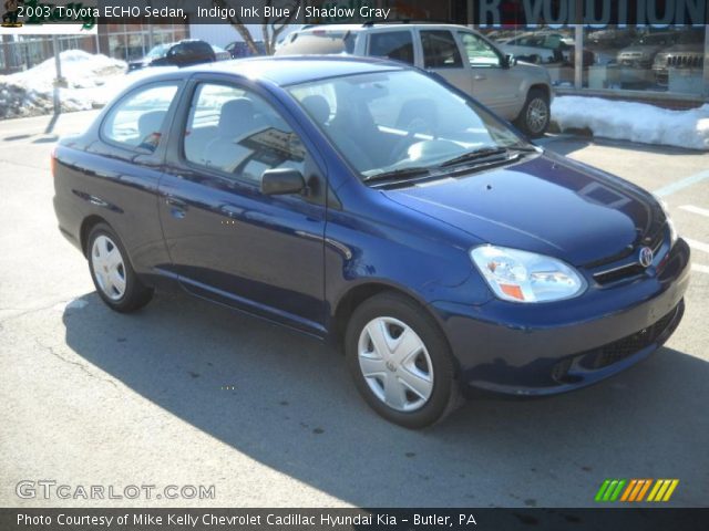 2003 Toyota ECHO Sedan in Indigo Ink Blue