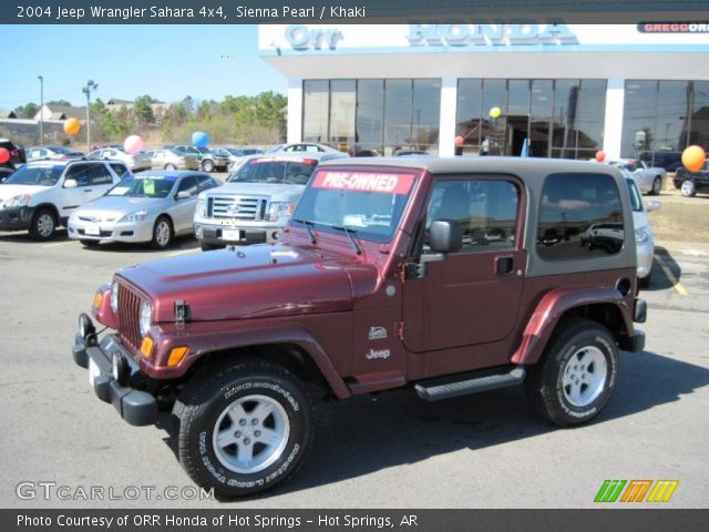 2004 Jeep Wrangler Sahara 4x4 in Sienna Pearl