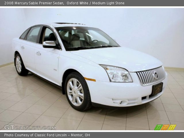 2008 Mercury Sable Premier Sedan in Oxford White