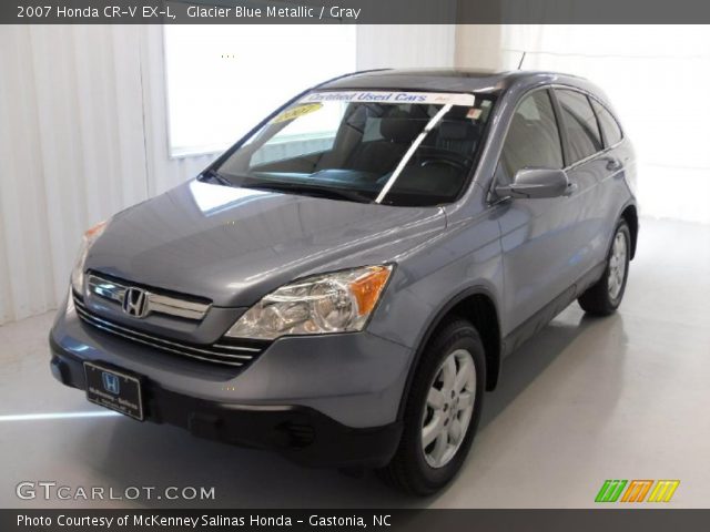 2007 Honda CR-V EX-L in Glacier Blue Metallic