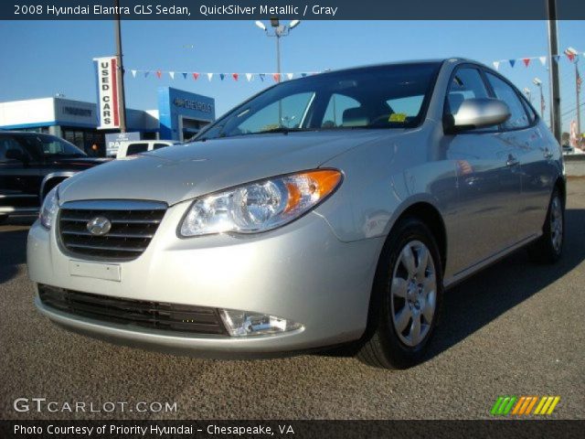 2008 Hyundai Elantra GLS Sedan in QuickSilver Metallic