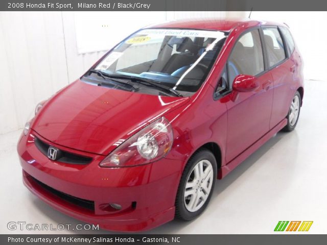 2008 Honda Fit Sport in Milano Red