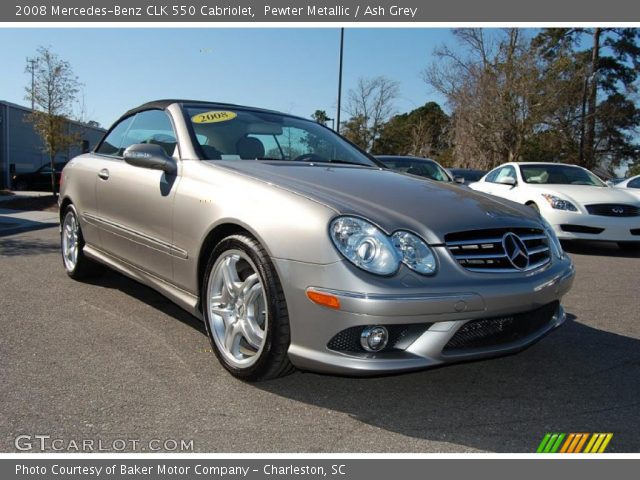 2008 Mercedes-Benz CLK 550 Cabriolet in Pewter Metallic