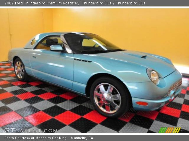 2002 Ford Thunderbird Premium Roadster in Thunderbird Blue