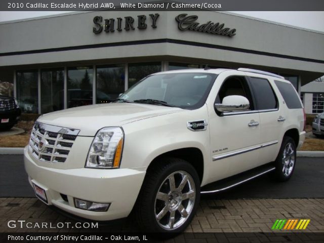 2010 Cadillac Escalade Hybrid AWD in White Diamond
