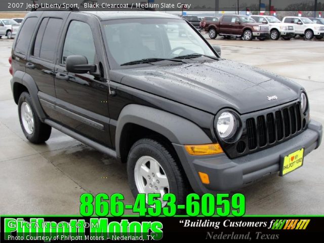 2007 Jeep Liberty Sport in Black Clearcoat