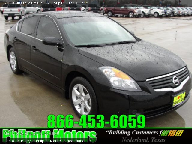 2008 Nissan Altima 2.5 SL in Super Black