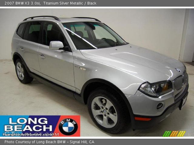 2007 BMW X3 3.0si in Titanium Silver Metallic