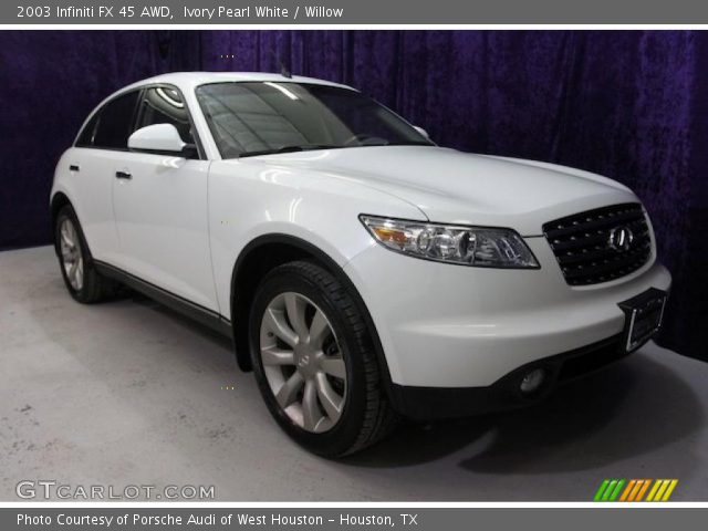 2003 Infiniti FX 45 AWD in Ivory Pearl White