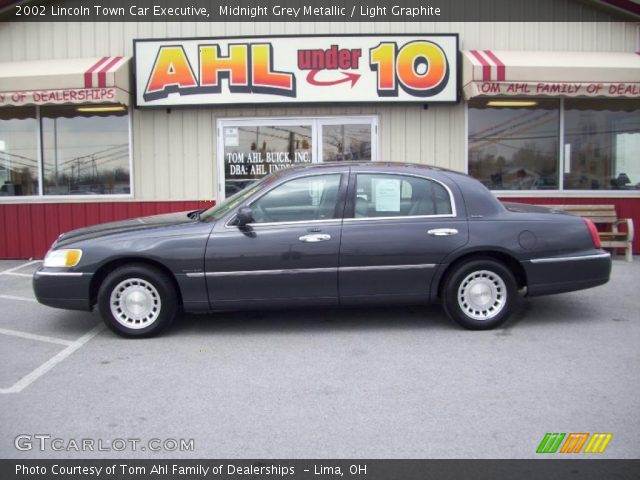 2002 Lincoln Town Car Executive in Midnight Grey Metallic