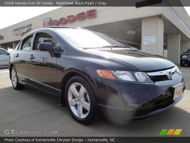2008 Honda Civic EX Sedan in Nighthawk Black Pearl
