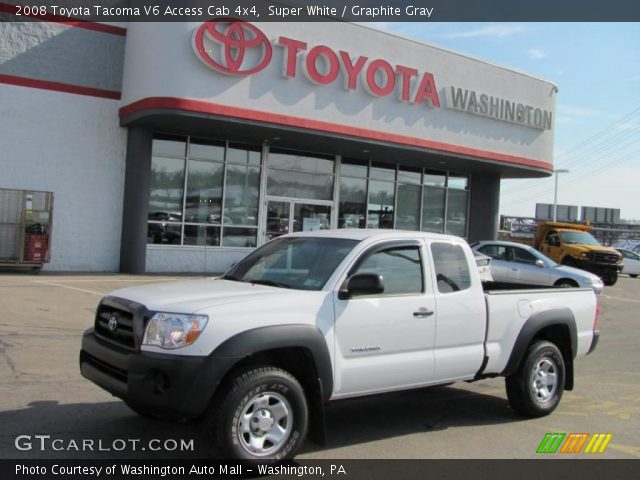2008 Toyota Tacoma V6 Access Cab 4x4 in Super White