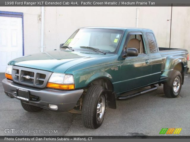 1998 Ford Ranger XLT Extended Cab 4x4 in Pacific Green Metallic