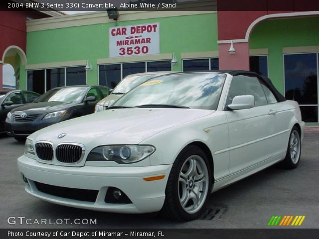 2004 BMW 3 Series 330i Convertible in Alpine White