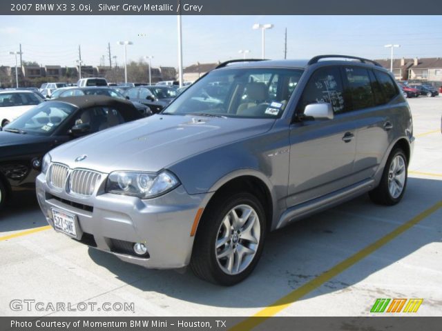 2007 BMW X3 3.0si in Silver Grey Metallic