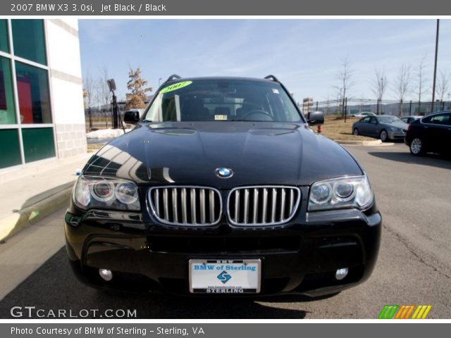 2007 BMW X3 3.0si in Jet Black