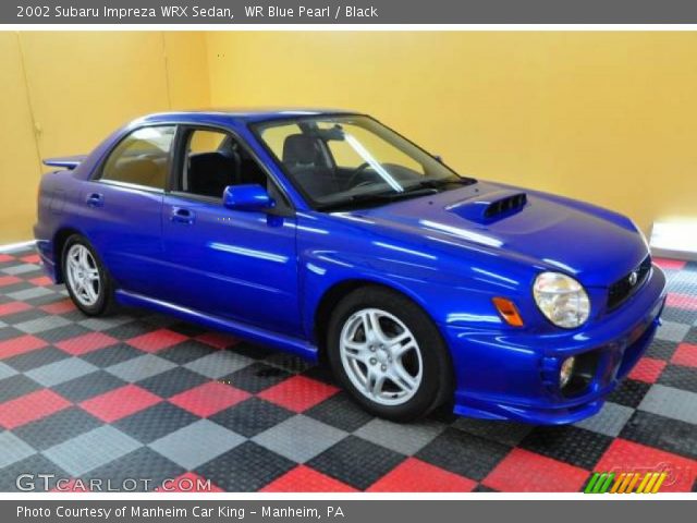 2002 Subaru Impreza WRX Sedan in WR Blue Pearl