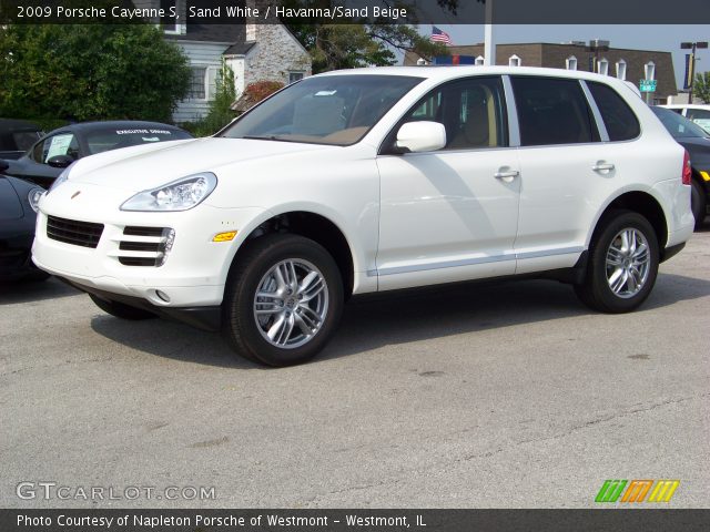 2009 Porsche Cayenne S in Sand White