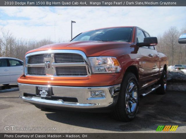 2010 Dodge Ram 1500 Big Horn Quad Cab 4x4 in Mango Tango Pearl