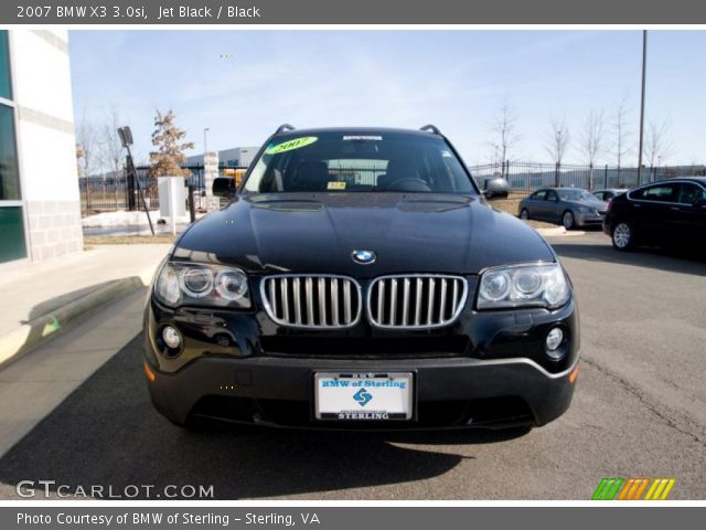 2007 BMW X3 3.0si in Jet Black