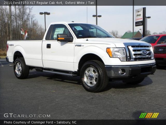 2010 Ford F150 XLT Regular Cab 4x4 in Oxford White