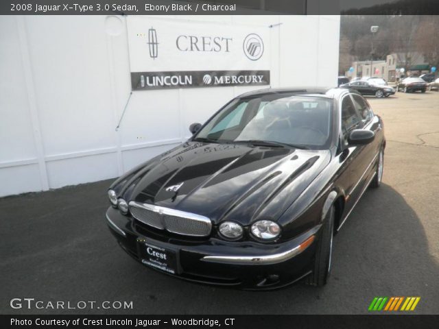 2008 Jaguar X-Type 3.0 Sedan in Ebony Black