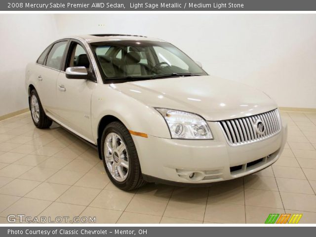 2008 Mercury Sable Premier AWD Sedan in Light Sage Metallic