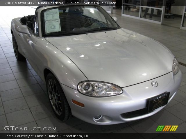 2004 Mazda MX-5 Miata Roadster in Sunlight Silver Metallic