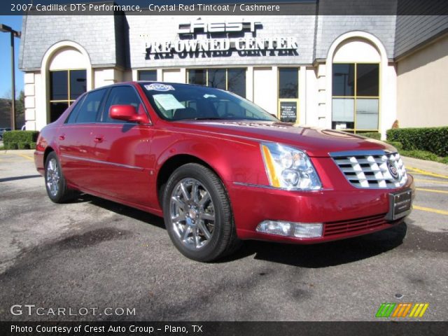 2007 Cadillac DTS Performance in Crystal Red Tintcoat