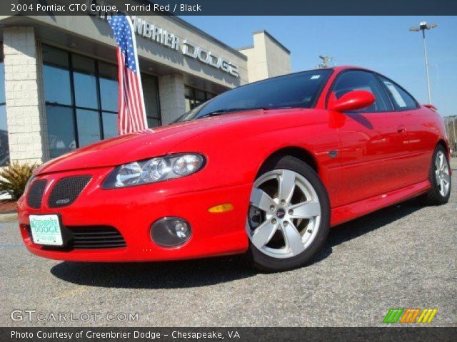 2004 Pontiac GTO Coupe in Torrid Red