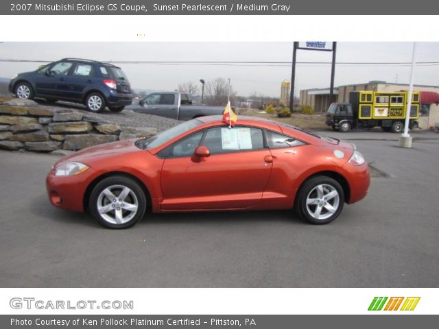 2007 Mitsubishi Eclipse GS Coupe in Sunset Pearlescent