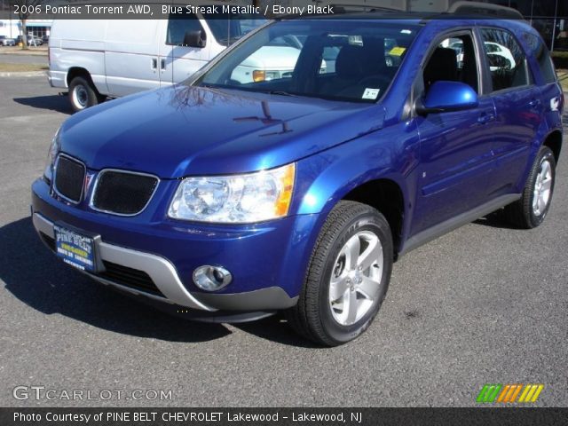 2006 Pontiac Torrent AWD in Blue Streak Metallic