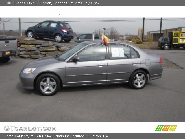 2004 Honda Civic EX Sedan in Magnesium Metallic