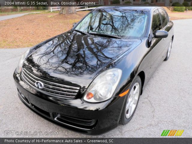 2004 Infiniti G 35 Sedan in Black Obsidian