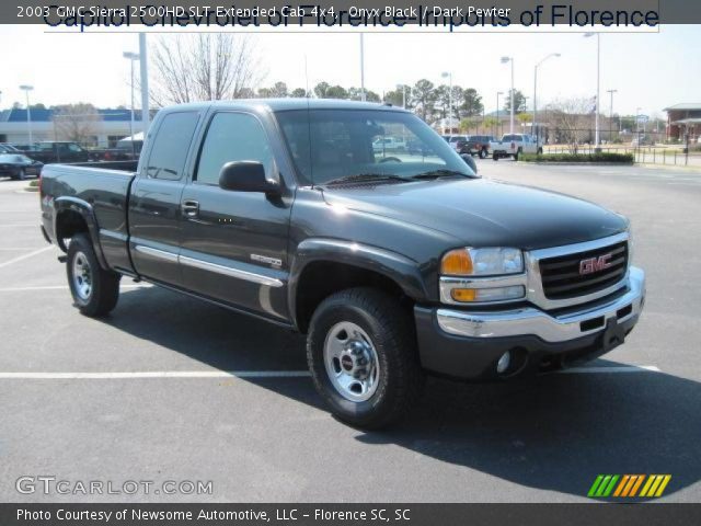 2003 GMC Sierra 2500HD SLT Extended Cab 4x4 in Onyx Black