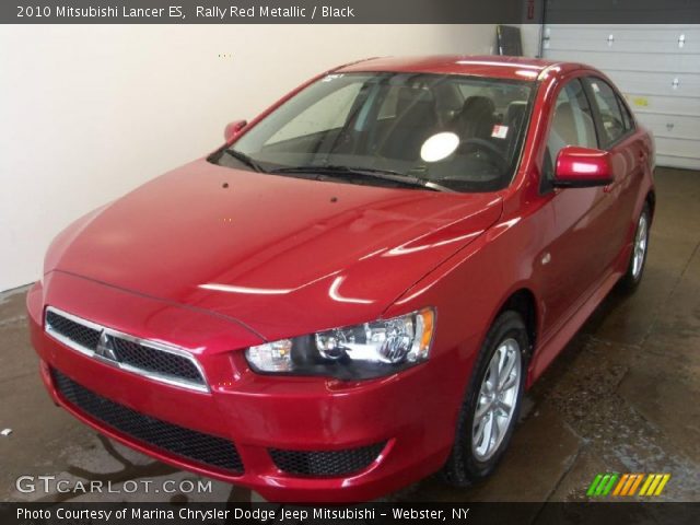 2010 Mitsubishi Lancer ES in Rally Red Metallic