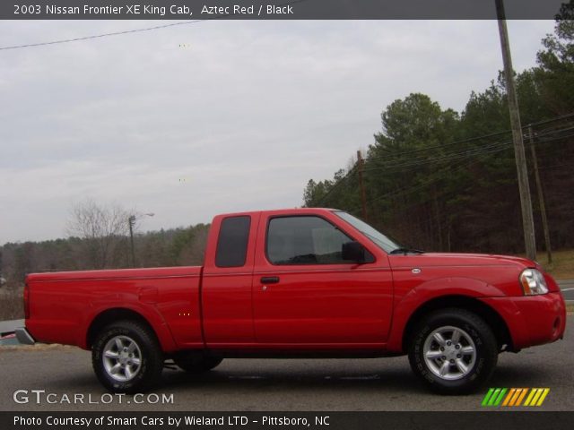 2003 Nissan Frontier XE King Cab in Aztec Red