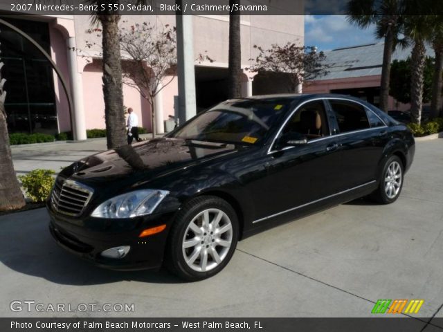 2007 Mercedes-Benz S 550 Sedan in Black