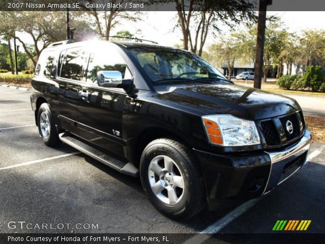 2007 Nissan Armada SE in Galaxy Black