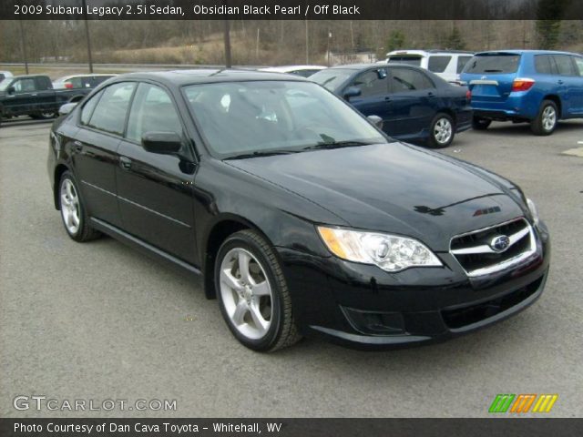 2009 Subaru Legacy 2.5i Sedan in Obsidian Black Pearl