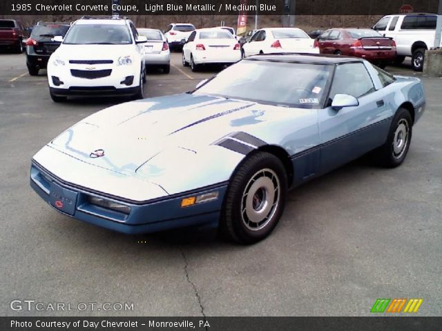 1985 Chevrolet Corvette Coupe in Light Blue Metallic