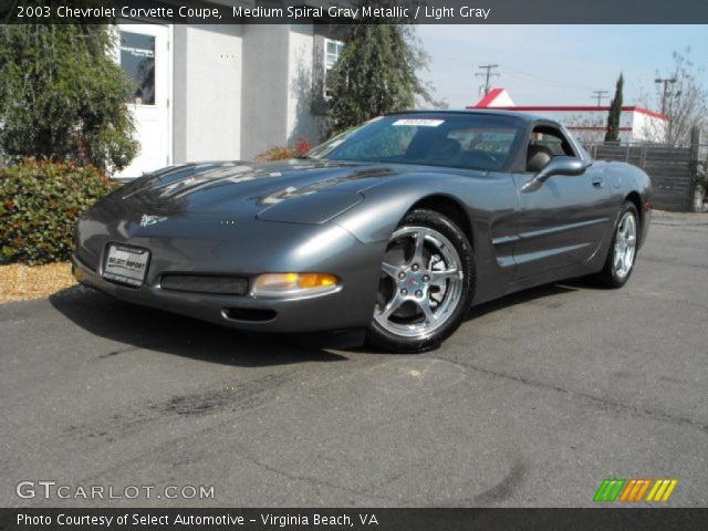 2003 Chevrolet Corvette Coupe in Medium Spiral Gray Metallic